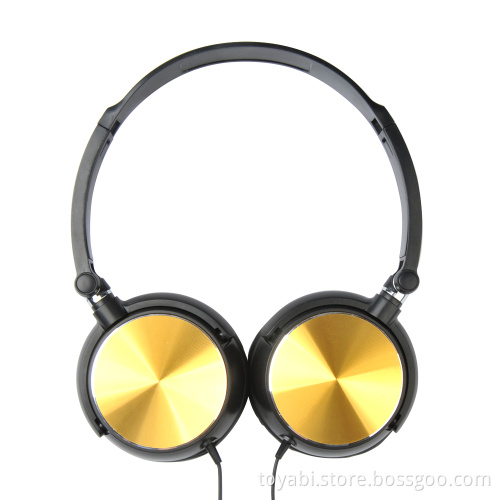 Foldable revolved wired Headband Headphone 3D Stereo Surrounded MP3 music player headset Earphone 3.5mm Plug for PC Smartphone